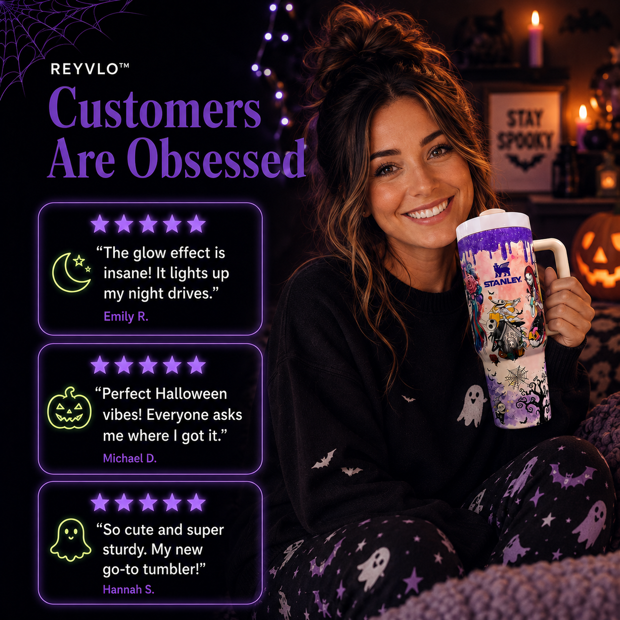 MidnightGlow™ 40oz Insulated Tumbler