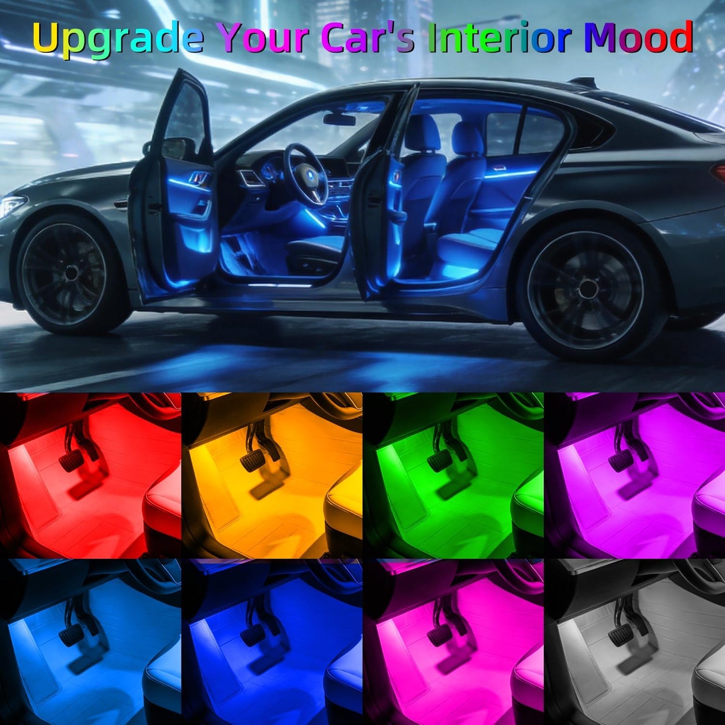 GlowDrive™ RGB Car Interior Lights