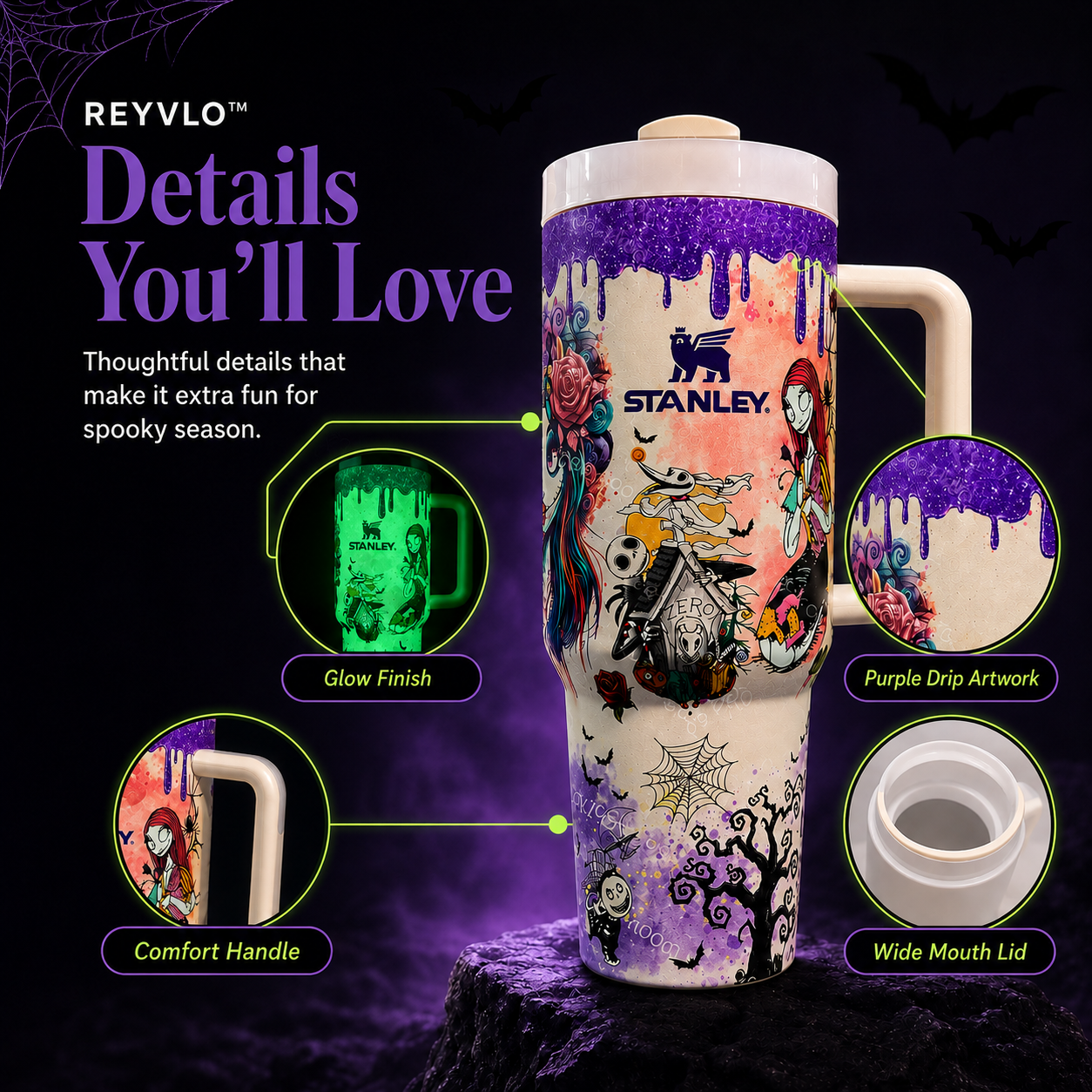 MidnightGlow™ 40oz Insulated Tumbler