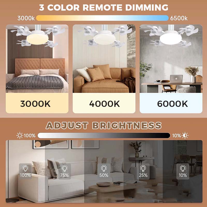 BreezeGlow™ Smart Ceiling Fan Light
